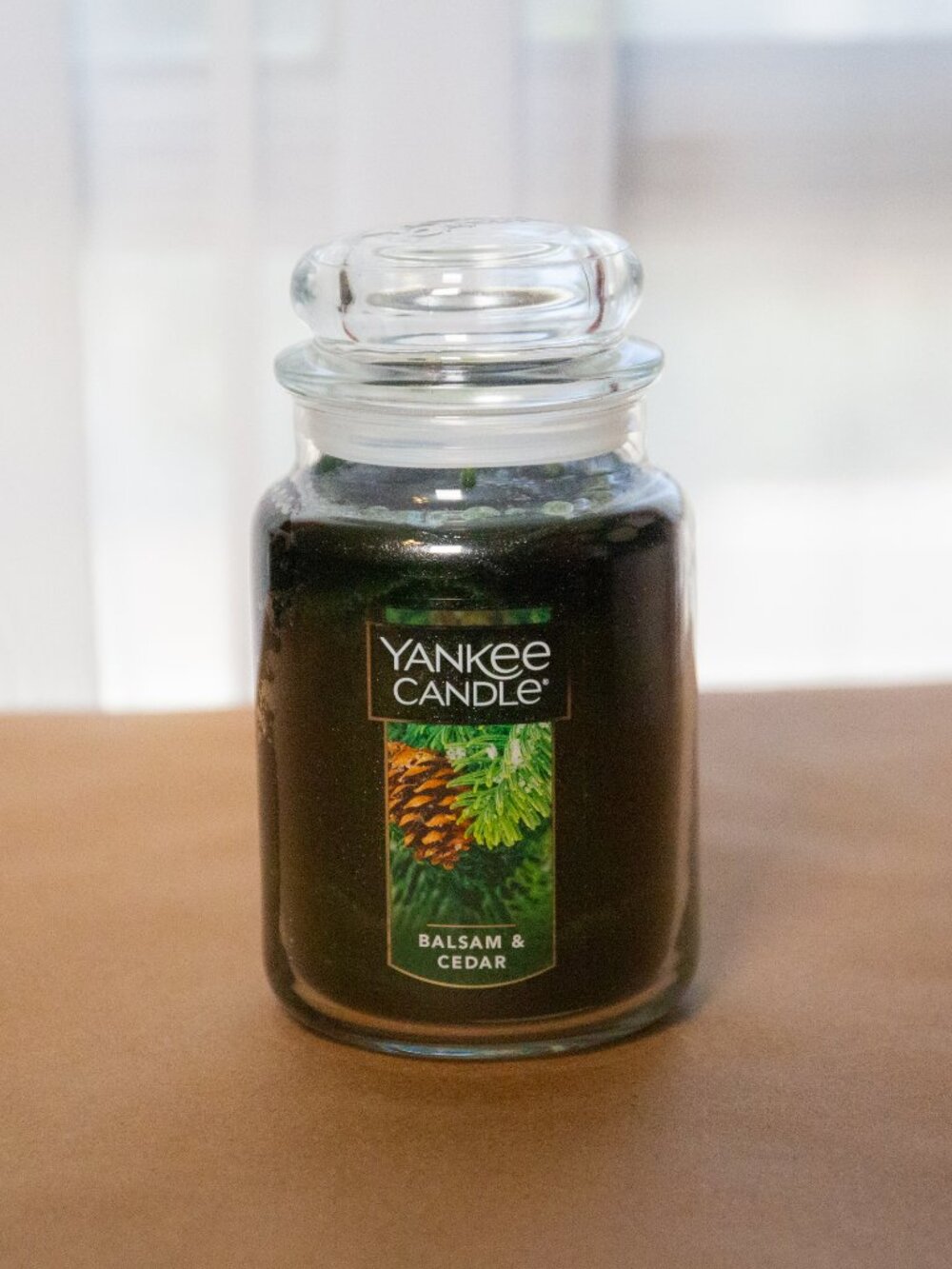 Yankee Candle BALSAM & CEDAR Scented JAR Candle 22oz Large